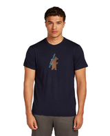 Icebreaker Men Merino 150 Tech Lite SS Tee Bear Tour - Midnight Navy - Alpingaraget