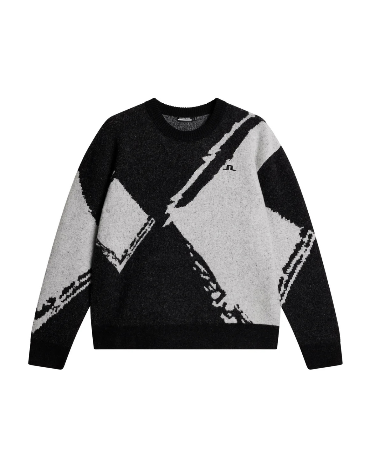 J.Lindeberg Men Jaxton Knitted Sweater - Black