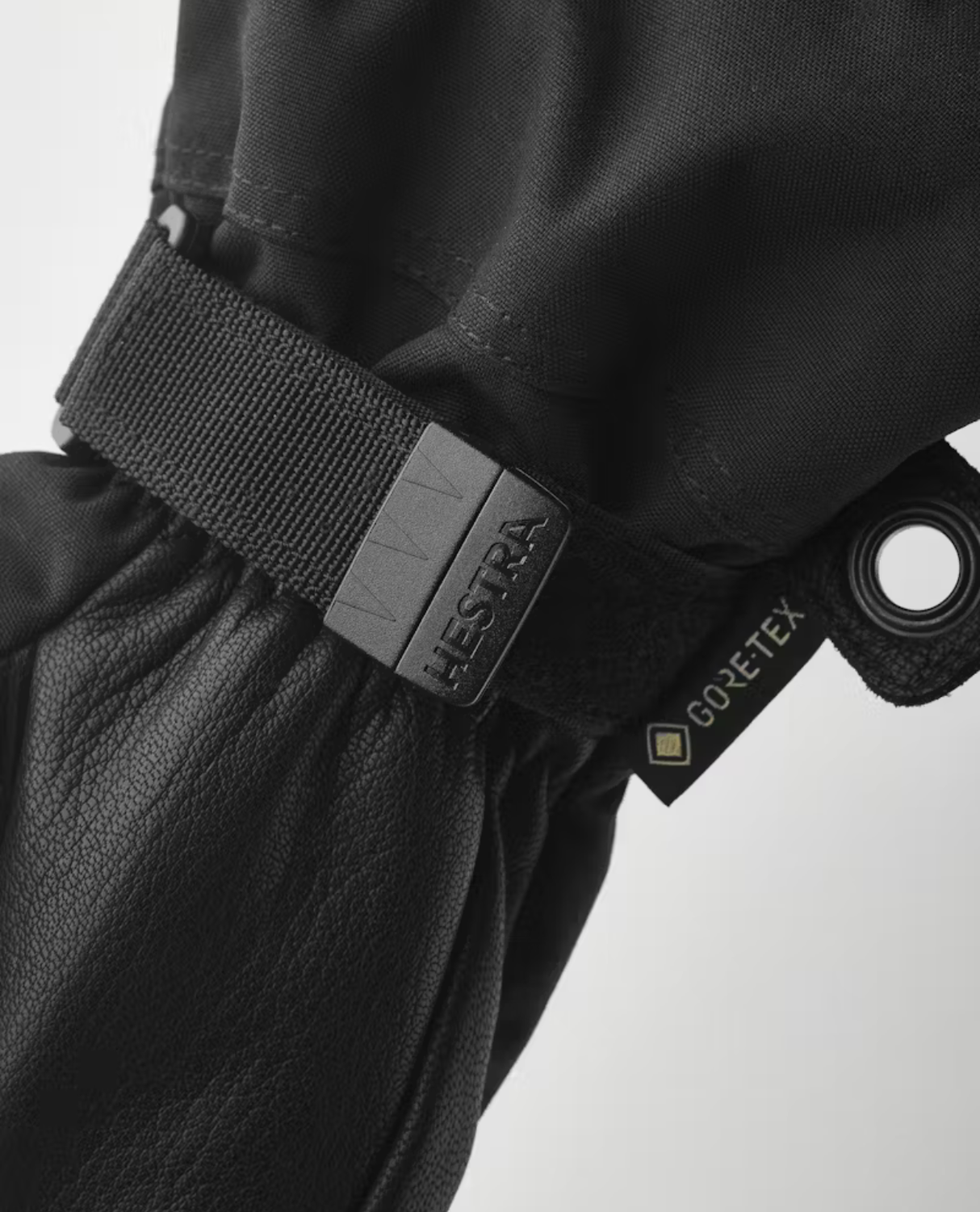 HESTRA Army Leather Gore-Tex 5 Finger - Black/Black - Alpingaraget