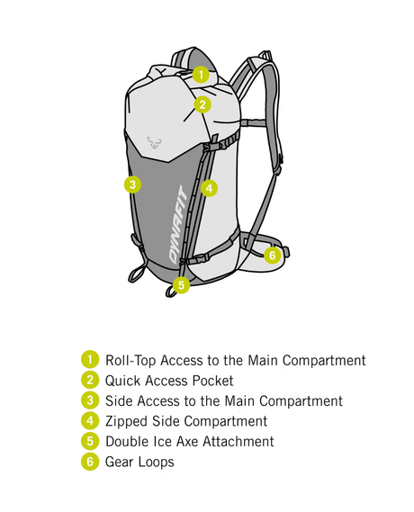 Dynafit Expedition 36 Backpack - Dawn/Black Out - Ryggsäckar - Alpingaraget