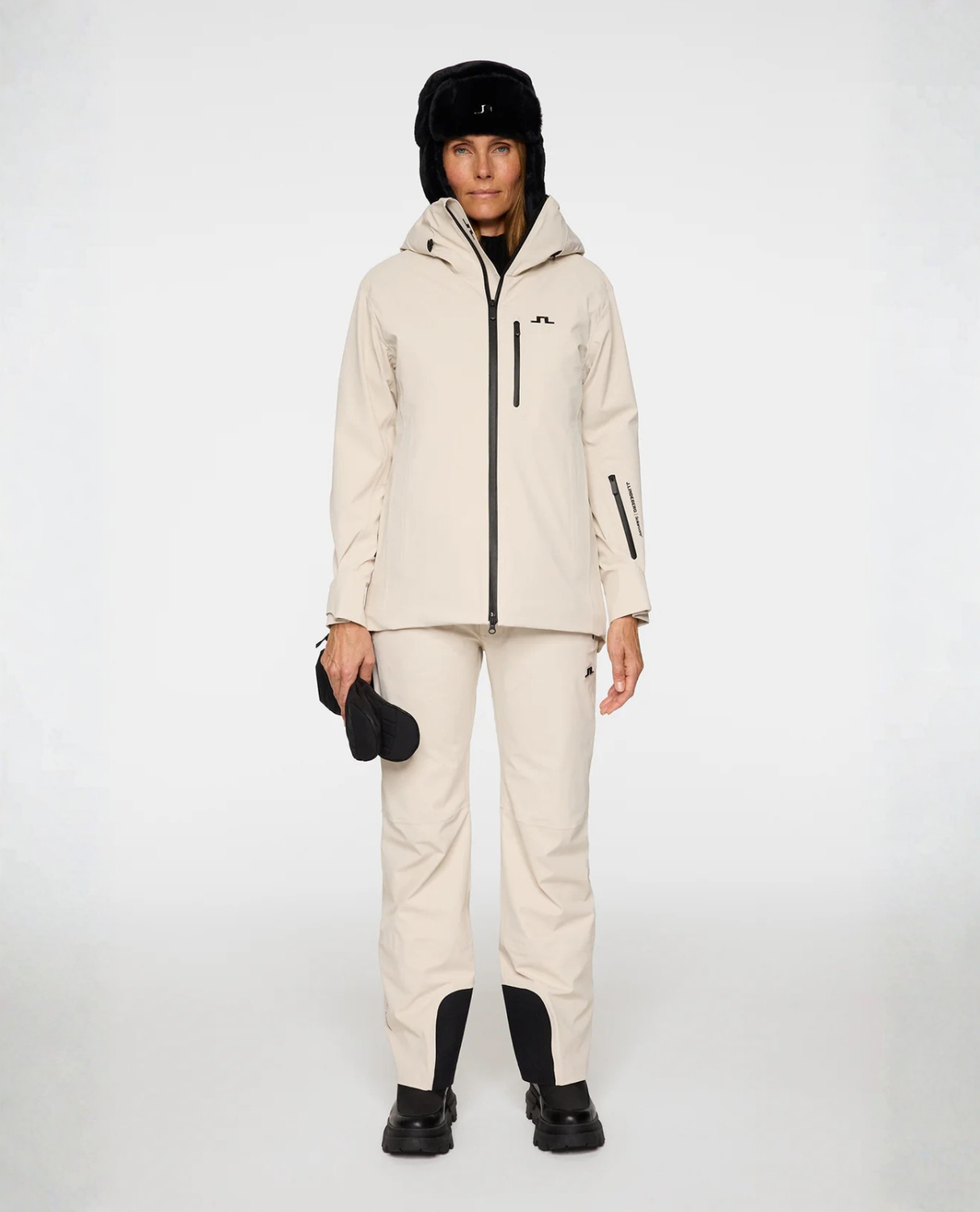 J.Lindeberg Women Solarcore Shell Pant - Moonbeam