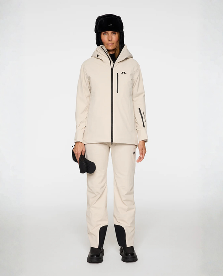 J.Lindeberg Women Solarcore Shell Pant - Moonbeam - Alpingaraget