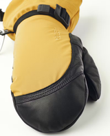 HESTRA Army Leather Extreme Mitt - Mustard/Black - Alpingaraget