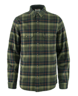 Fjällräven Singi Heavy Flannel Shirt Men - Black-Deep Forest - Alpingaraget