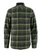 Fjällräven Singi Heavy Flannel Shirt Men - Black-Deep Forest - Alpingaraget