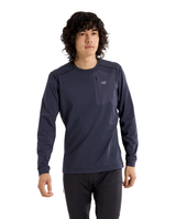 Arc'teryx Men Rho LT Crew Neck - Black Sapphire