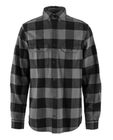 Fjällräven Övik Heavy Flannel Shirt Men - Black-Grey - Alpingaraget