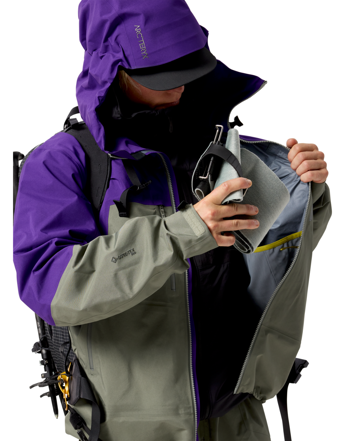 Arc'teryx Men Rush Jacket - Azalea / Forage