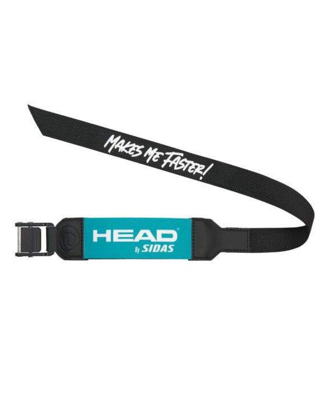 Head Power Strap Sidas Soft P3 40 mm pjäxrem i svart och turkost för alpina pjäxor.