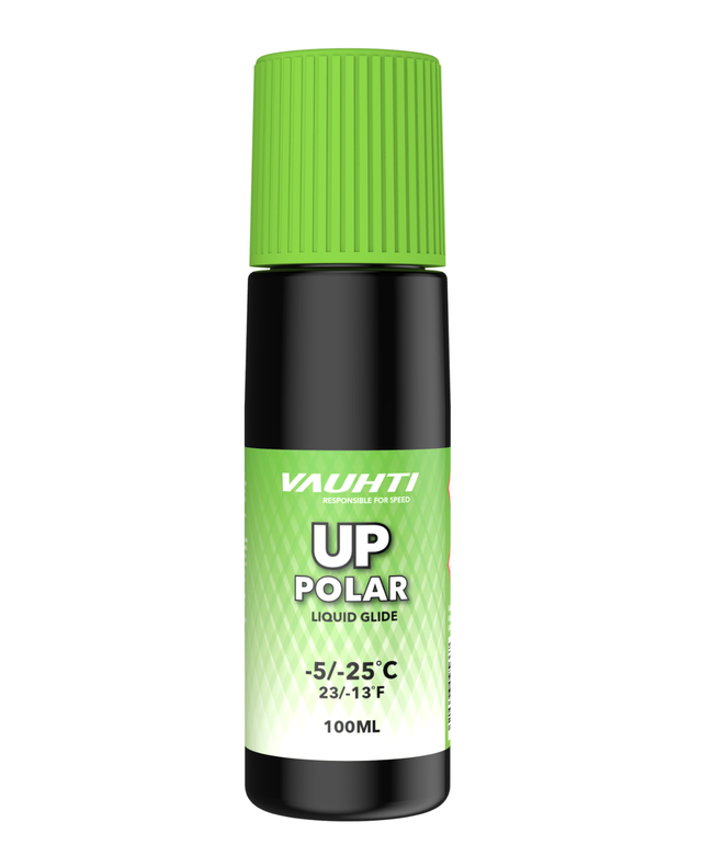 Vauhti UP Polar Liquid Glide 100 ml - flytande glidvalla för kallare fören från Alpingaraget
