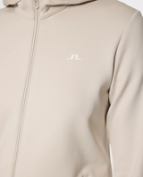 J.Lindeberg Women Aerialle Zip Hood - Moonbeam