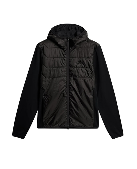 J.Lindeberg Men Gregory Hybrid Hood - Black - Alpingaraget