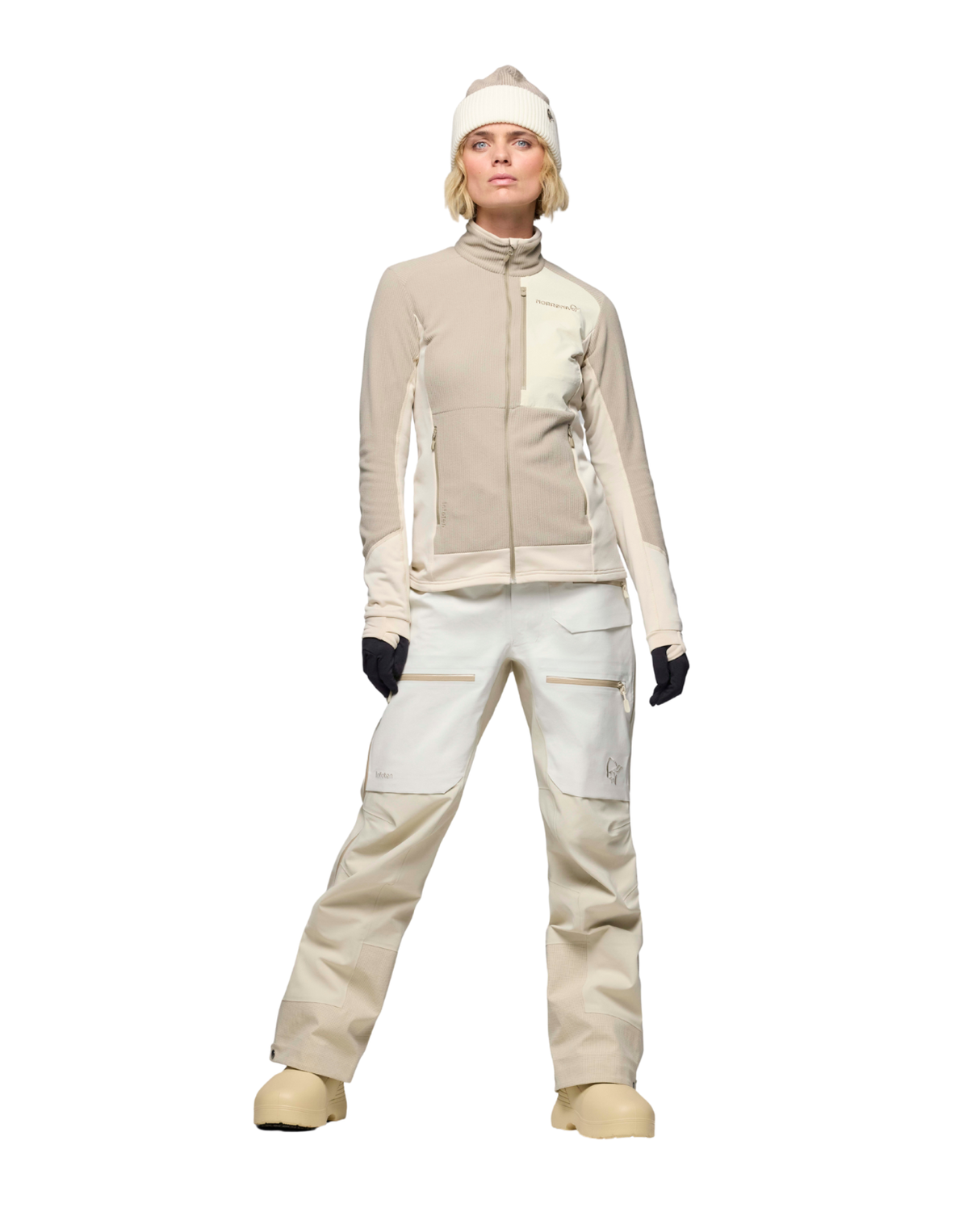 Norröna Women lofoten Gore-Tex Pro Pants - Whisper White