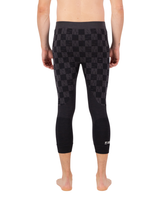 Mons Royale Mens Ascender Merino Seamless Legging Acc Lock Up - Forged Iron / Black - Alpingaraget