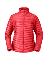 Norröna Women trollveggen down800 super light Jacket - Watermelon - Alpingaraget