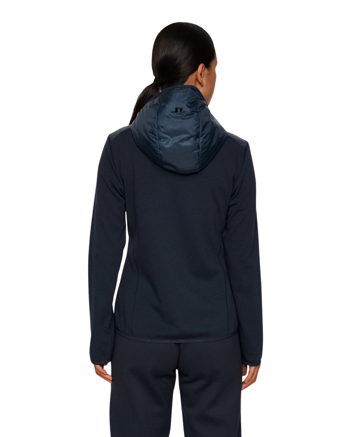 J.Lindeberg Women Gemma Hybrid Hood - JL Navy