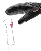Leki Griffin Base 3D Mitt - Black - Alpingaraget