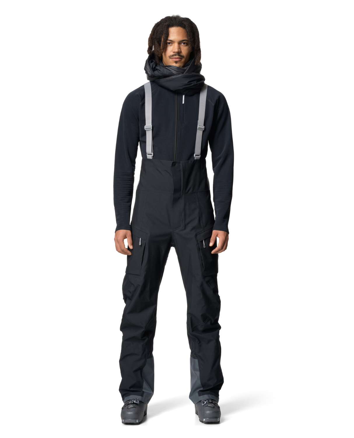 HOUDINI Mens Rollercoaster Bib Pants - True Black - Alpingaraget