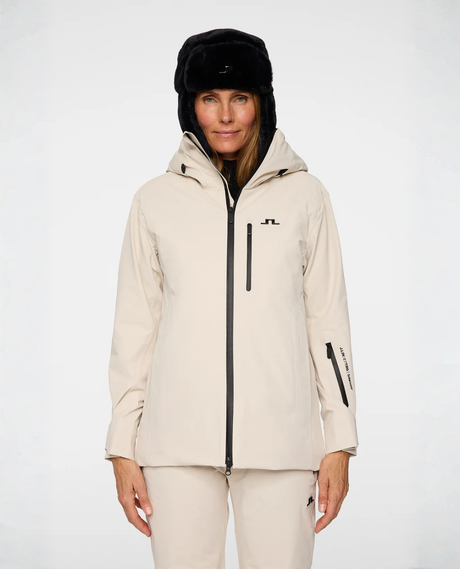 J.Lindeberg Women Solarcore Shell Jacket - Moonbeam