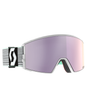 Scott Goggle React AMP - White/Mint Green, Lavender Chrome S3 - Alpingaraget