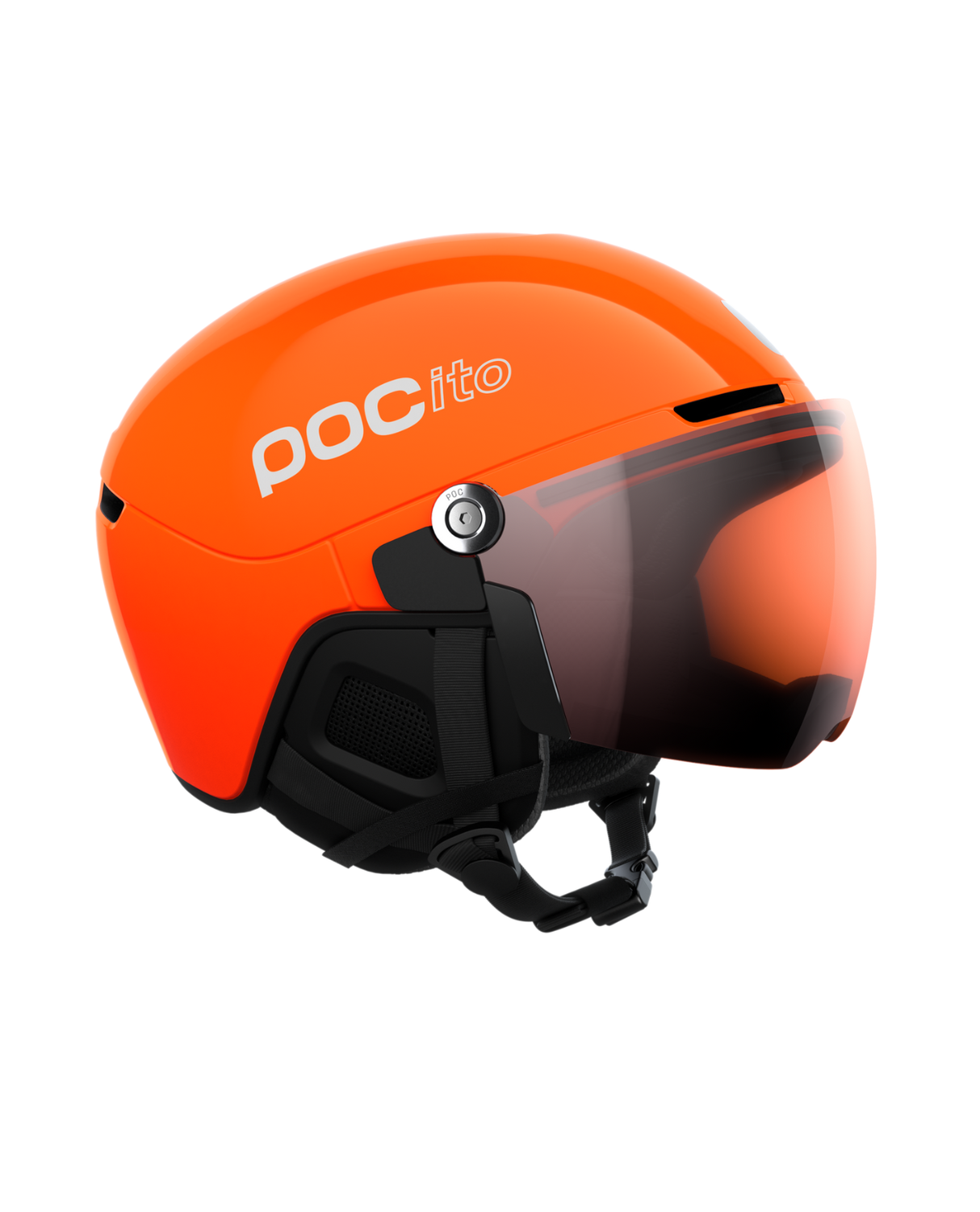 POC POCito Obex Visor - Fluorescent Orange - Alpingaraget