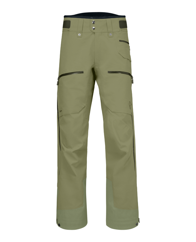 Norrøna Lofoten Gore-Tex Pro Pants Men i färg Deep Lichen Green för herr - skidbyxor