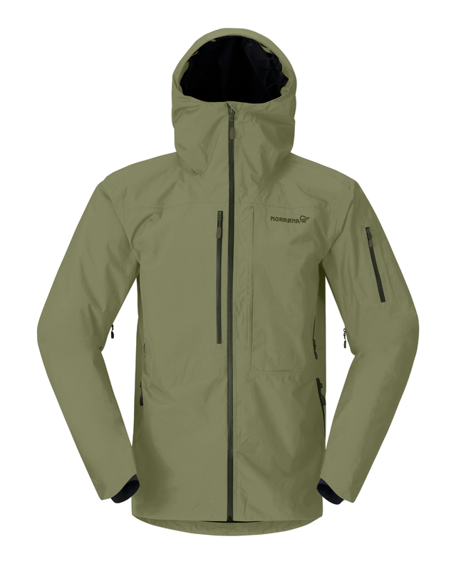 Norrøna Lofoten Gore-Tex Insulated Jacket Men - Deep Lichen Green skidjacka - Alpingaraget