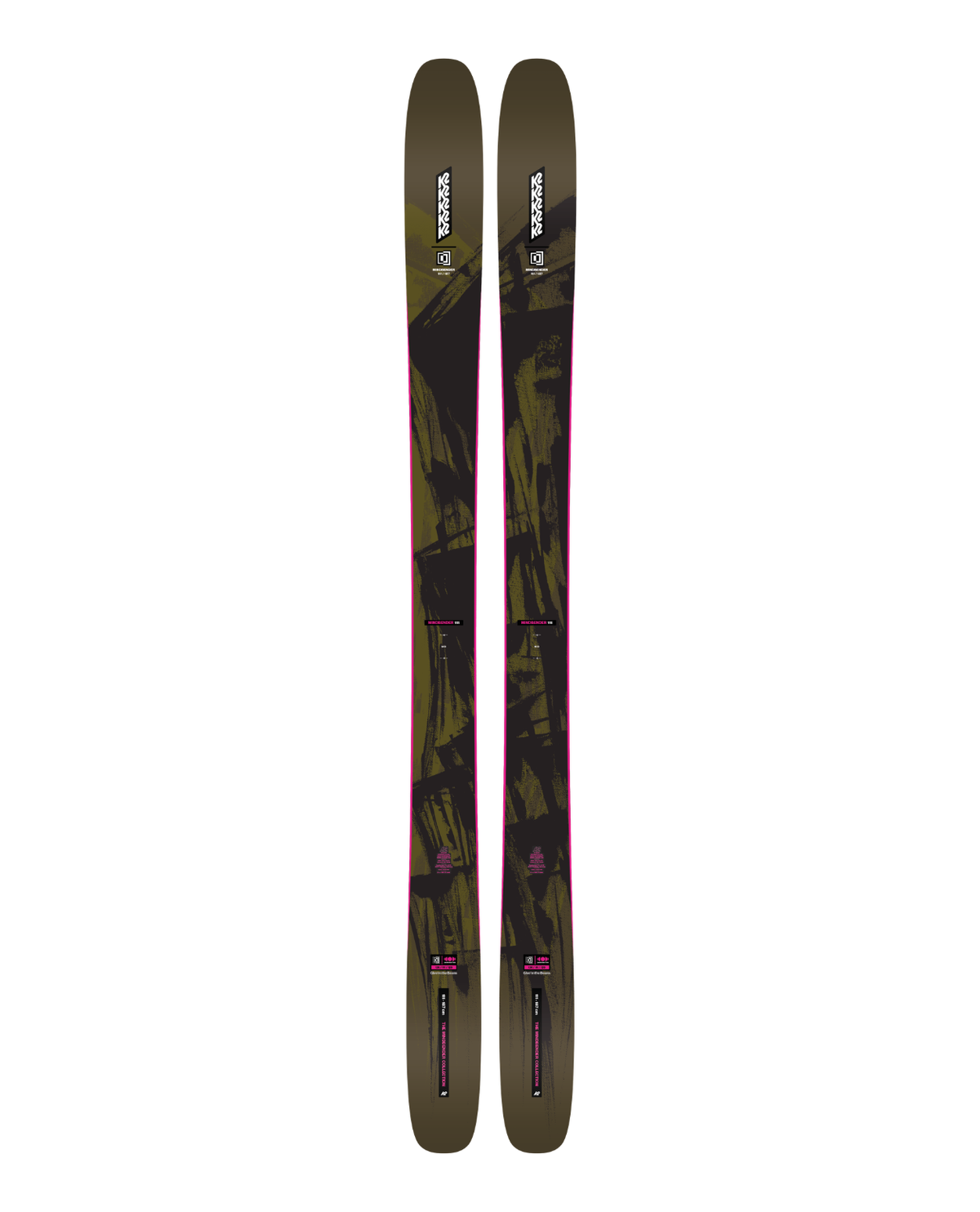 K2 Mindbender 111 freerideskidor för lössnö och varierad terräng.