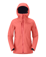 Norrøna Lofoten Gore-Tex Insulated Jacket Women - Deep Sea Coral skidjacka för dam i korallrosa färg.
