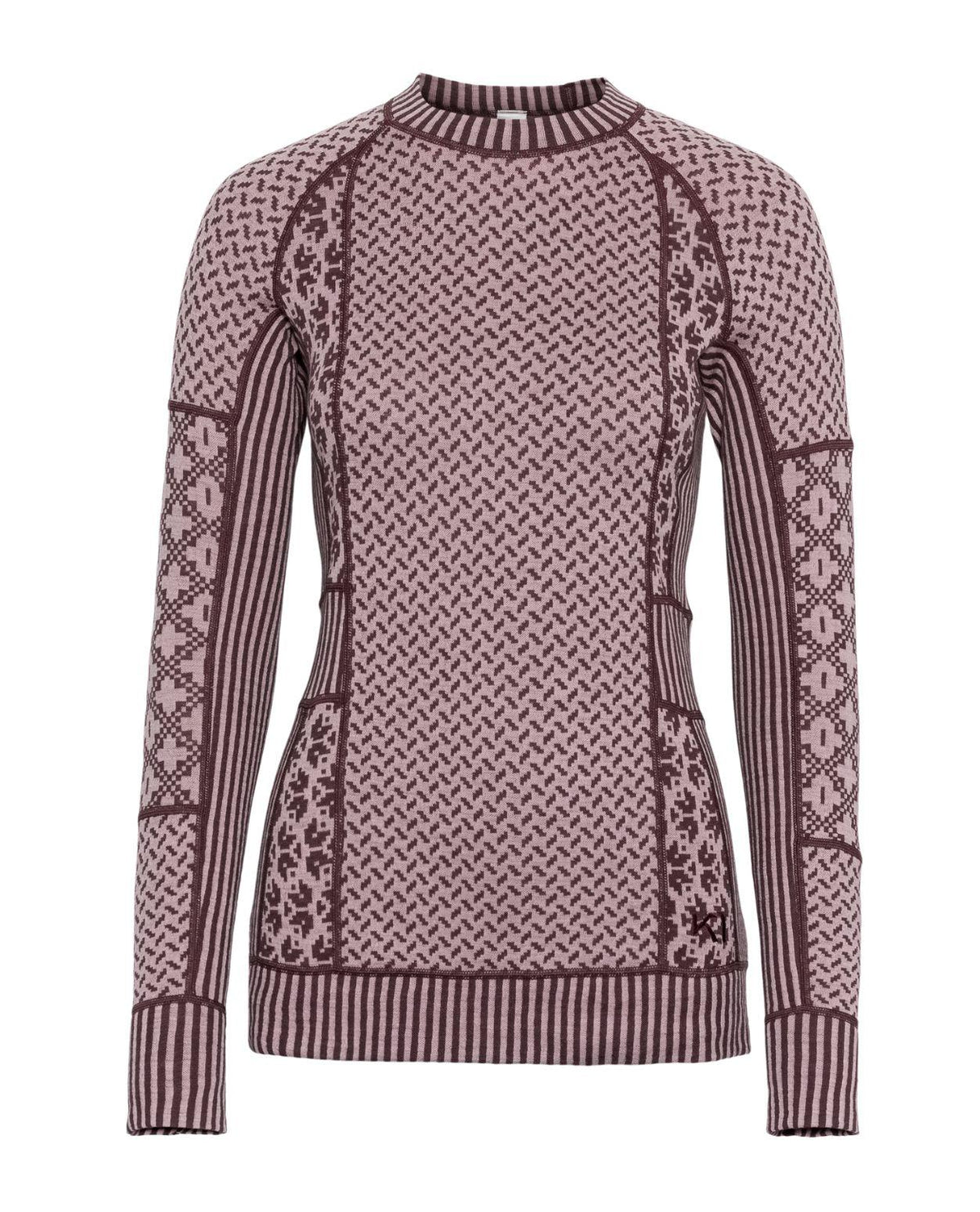 Kari Traa Smekker Long Sleeve - Cocoa Powder Brun Alpingaraget