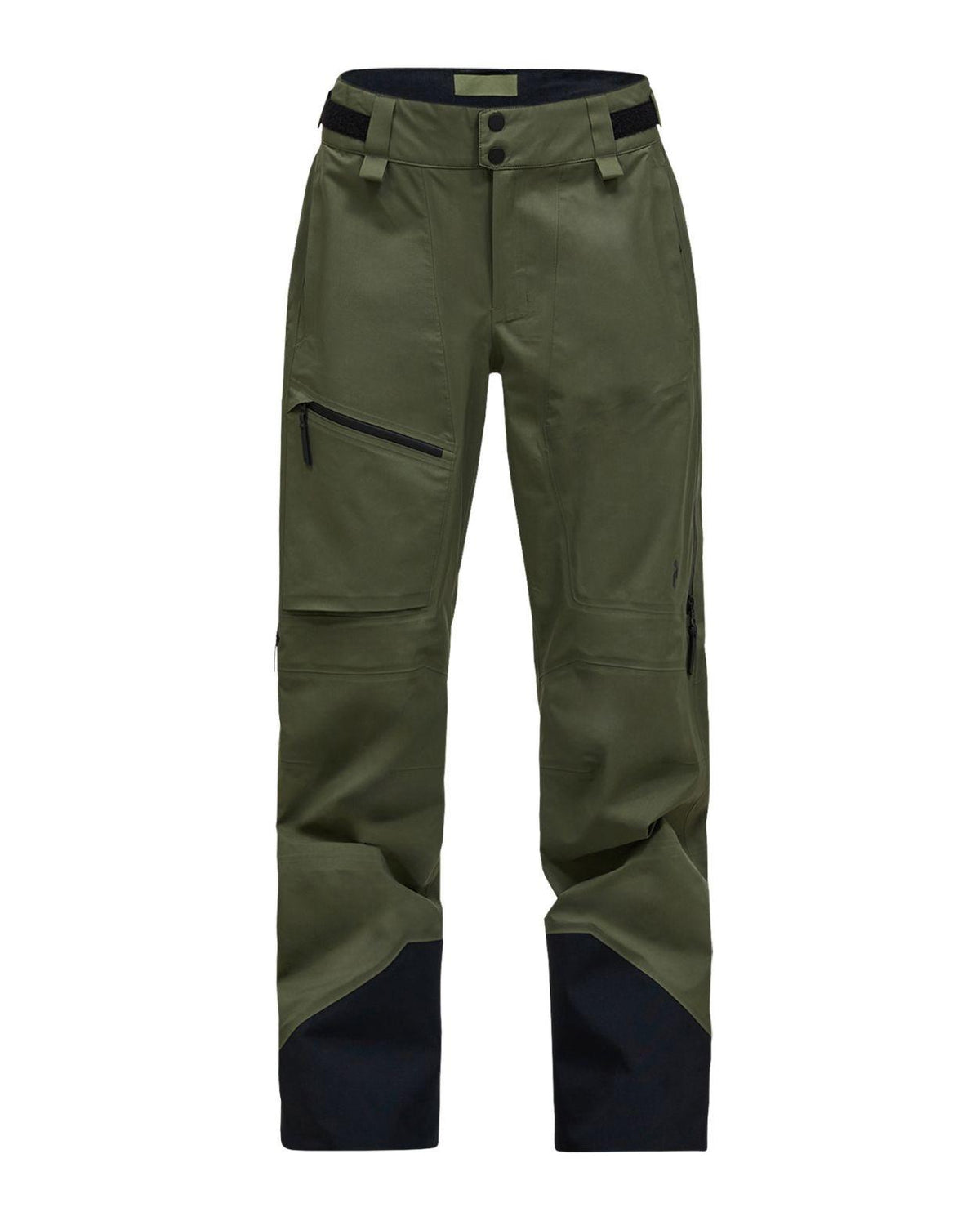 Peak Performance Alpine Gore-Tex 3L Pants Women i färgen Pine Needle, ett par gröna skidbyxor för damer.