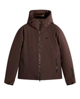 J.Lindeberg Oak Down Jacket Men Seal Brown - brun skidjacka för herrar