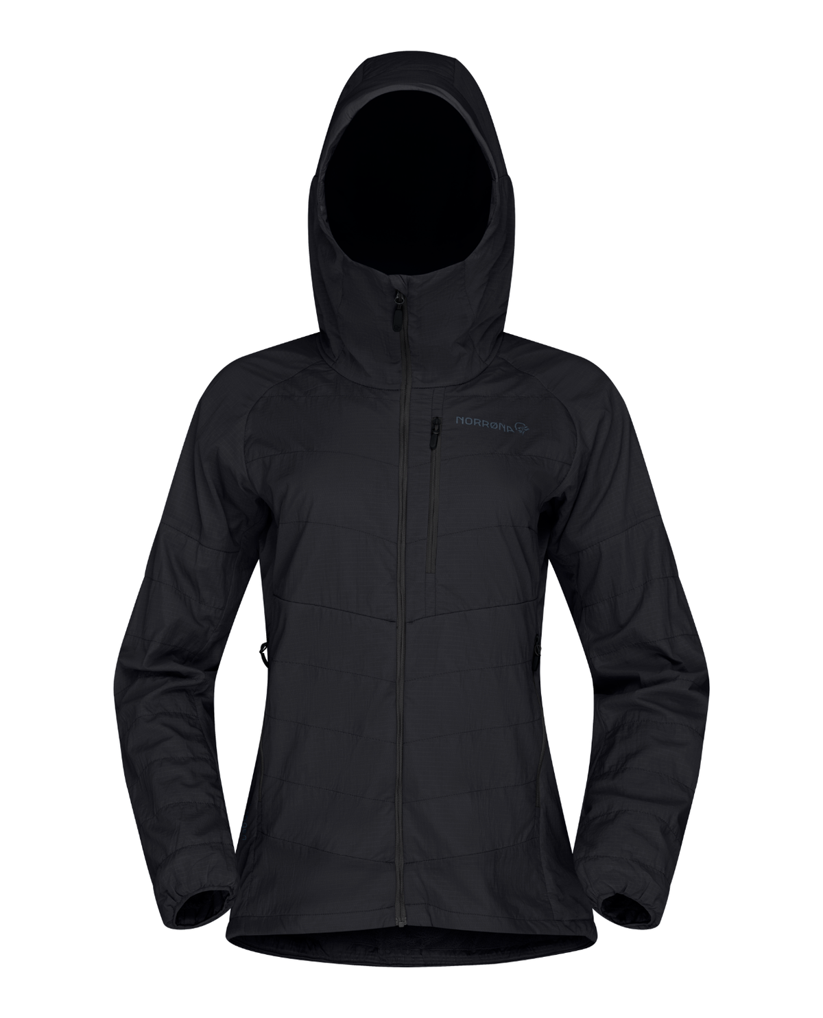 Norrøna Lyngen thermo100active Zip Hood Women - Caviar Black Svart