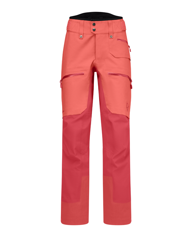 Norrøna Lofoten Gore-Tex Pro Pants Women - Deep Sea Coral/Baked Apple