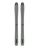 Salomon départ. 01 26/27 - Parkskidor - Svart/Vit Alpingaraget