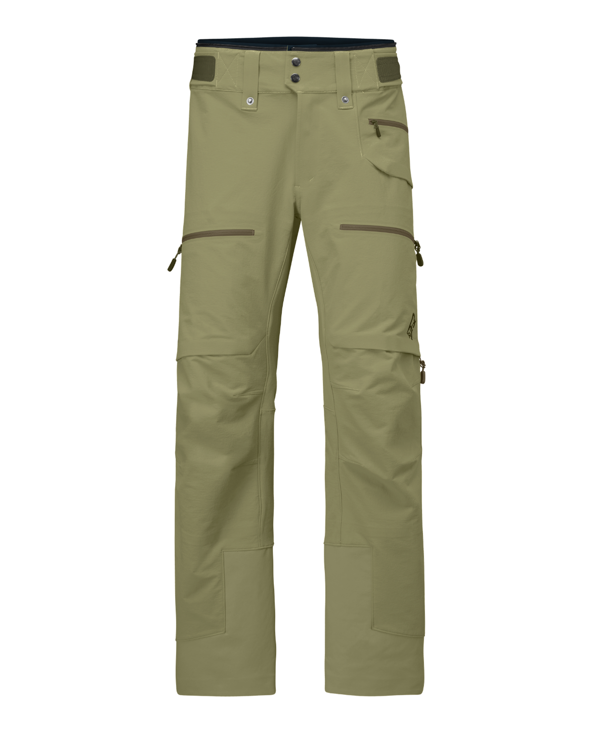 Norrøna Lofoten flex1 Pants Men - Deep Lichen Green - Skidbyxor för herrar i grönt