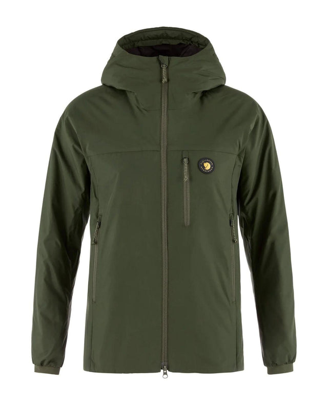 Fjällräven Bergtagen 60 Insulation Jacket Women i färgen Deep Forest-Black för damer.
