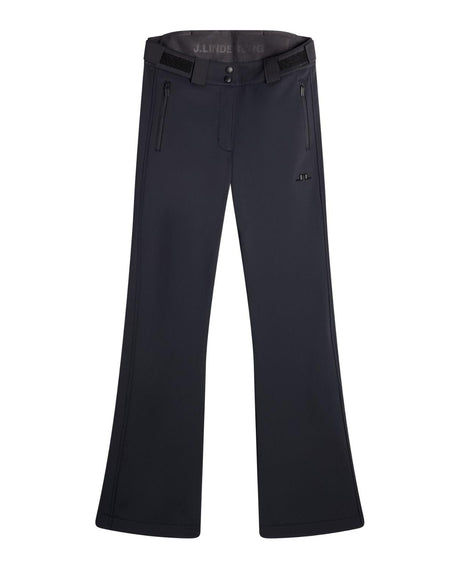 J.Lindeberg Stanford Softshell Ski Pant Women - Svart skidbyxa för damer