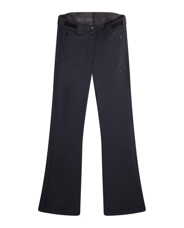 J.Lindeberg Stanford Softshell Ski Pant Women - Svart skidbyxa för damer