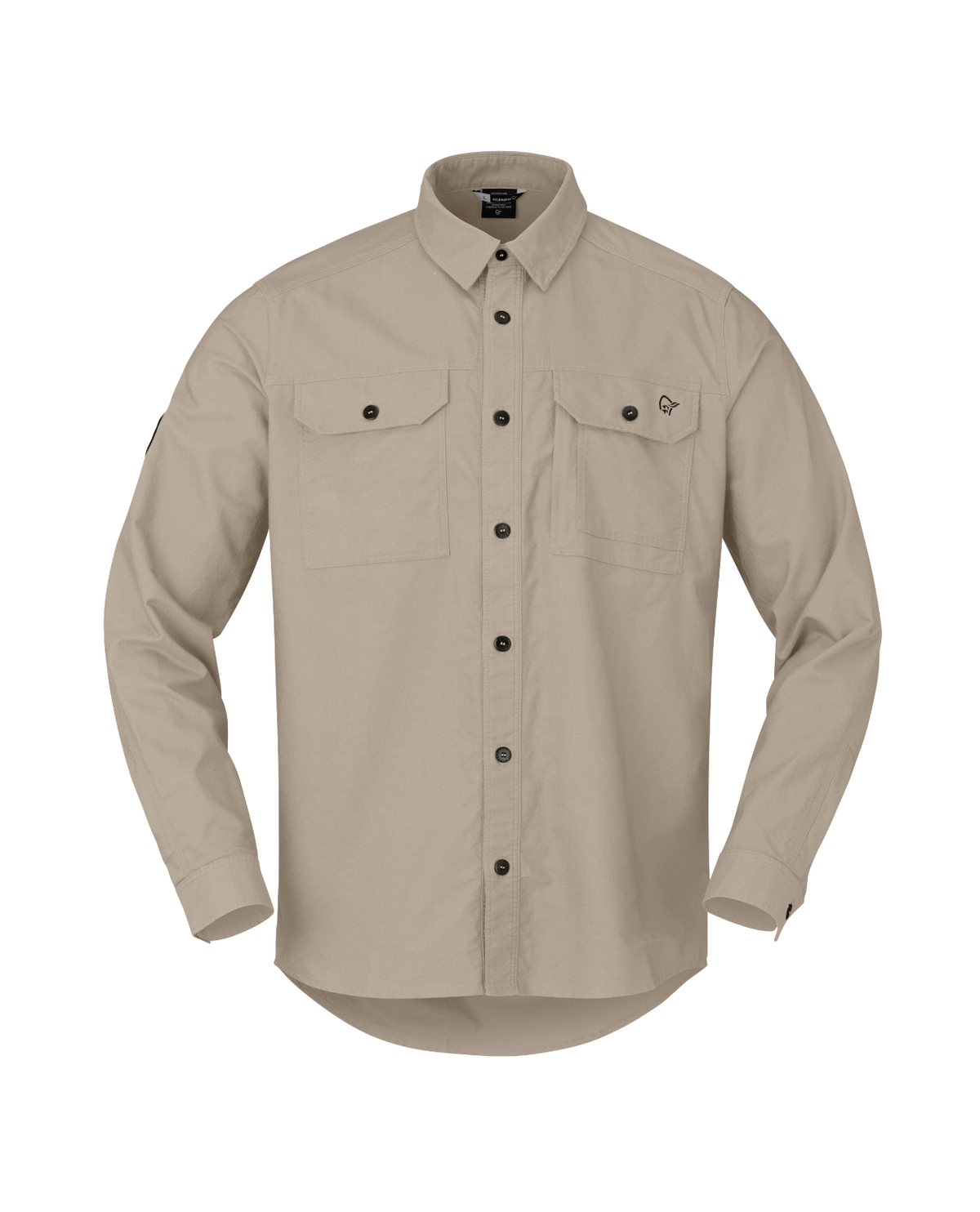 Norrøna Femund Cotton Shirt för herr i färgen Winter Twig – en stilsäker skjorta för alla tillfällen.