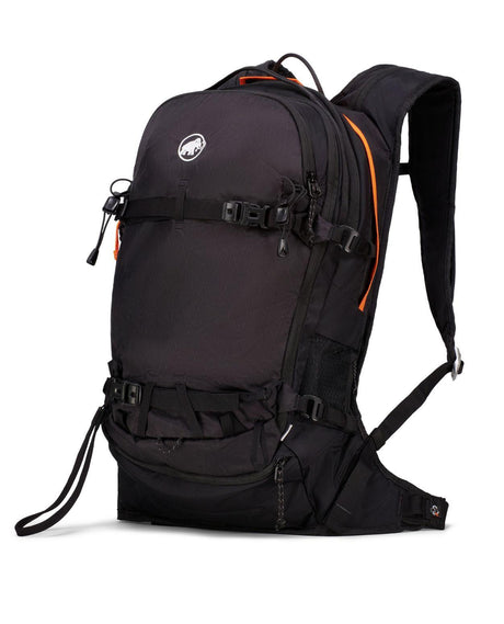 Mammut Haldigrat 22 E2 Airbag M svart ryggsäck med nära passform för topptur och skidåkning.