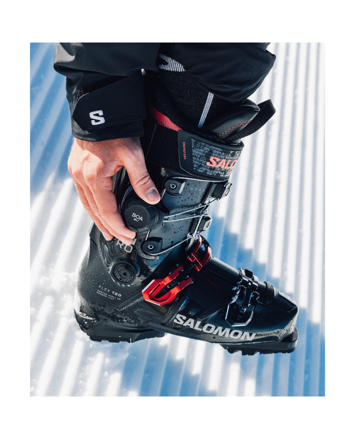 Salomon S/Pro Alpha C BOA 120 - Black/Samba Met./Dark Grey Met. - Alpingaraget