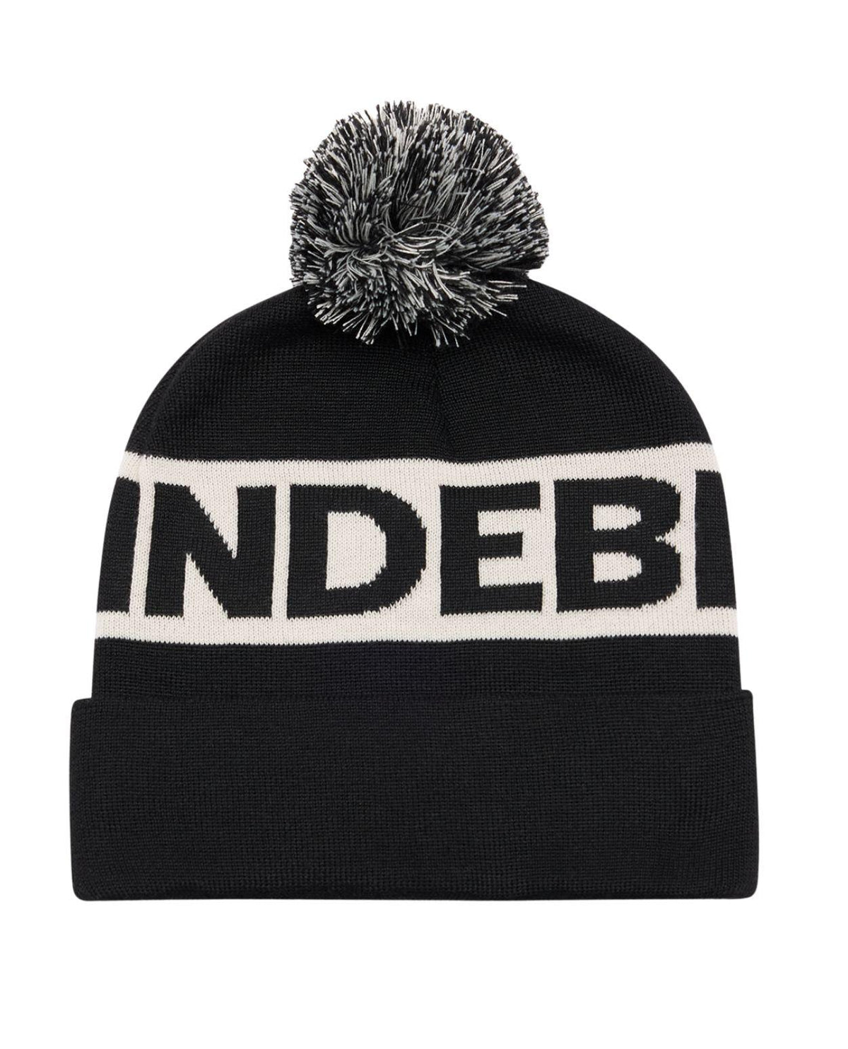 J.Lindeberg Tilo Beanie Unisex - Svart mössa med pompom