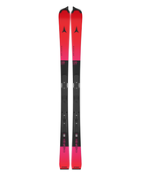 Atomic Redster S9 FIS 155 slalomskidor i Red Tension med monterad ICON-raceplatta.