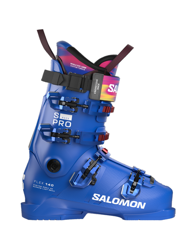 Salomon S/Pro Race 140 - Blå alpinpjäxa för herrar med flex 140