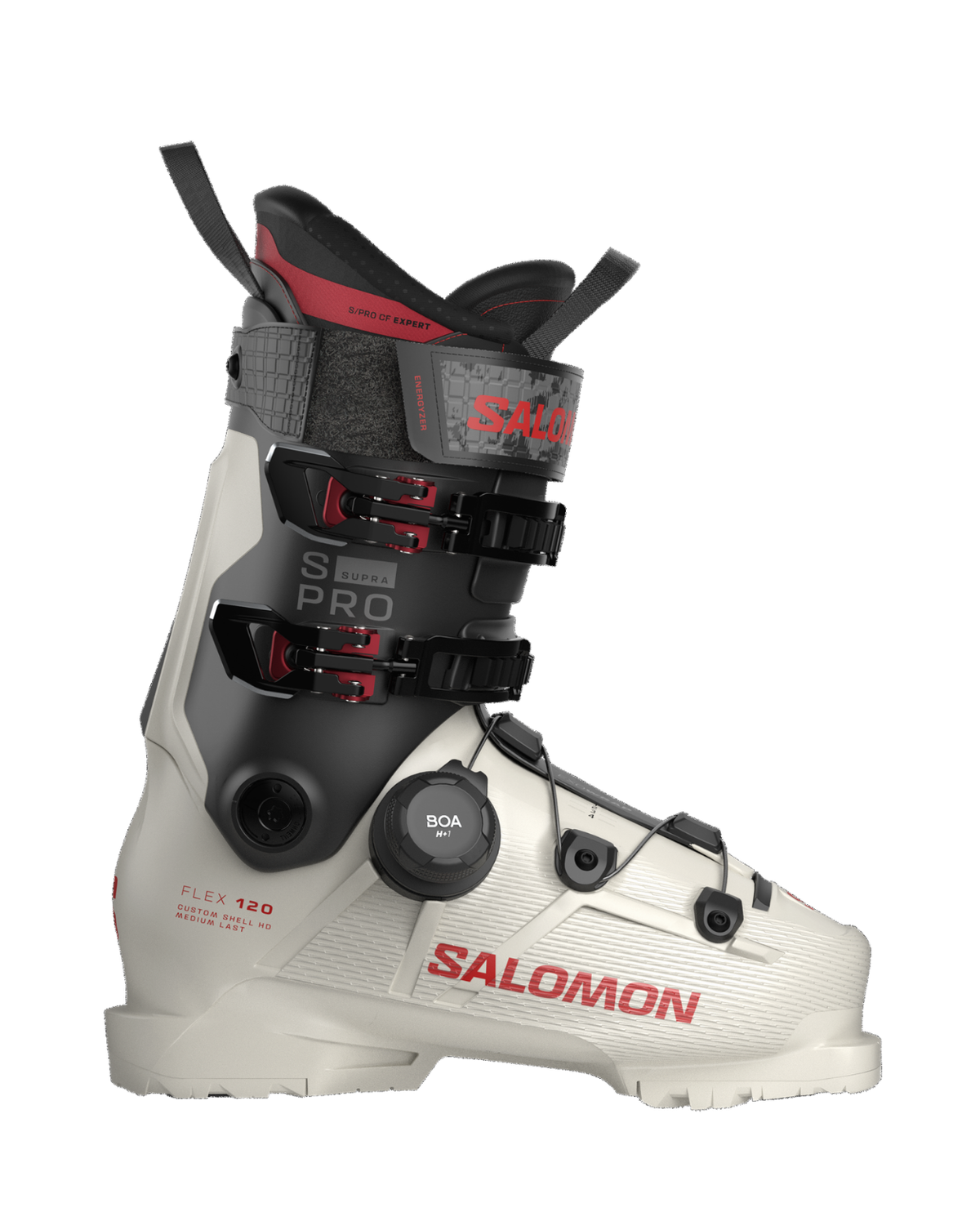 Salomon S/Pro Supra S BOA 120 - Grå alpinpjäxa för herrar med BOA-system