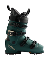 Rossignol Vizion 4B 130 Elite LV GW - Grön alpinpjäxa med fyra spännen och innovativ instegsteknologi.