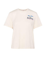 Kari Traa KT Graphic Tee - Vit t-shirt för dam med fint brösttryck och avslappnad passform.