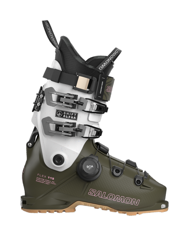 Salomon Shift Alpha BOA 115 Dam - Grön/Vit alpinpjäxa