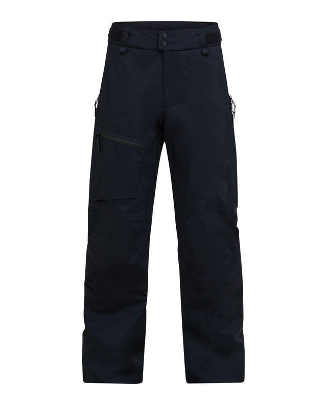 Peak Performance Alpine Gore-Tex Insulated Pants Men - Svart skidbyxa för herrar med funktionella detaljer.